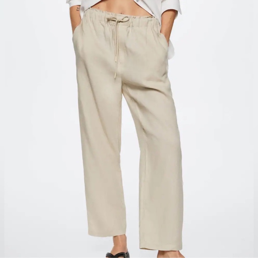 Mango | 100% Linen Pants